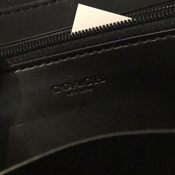 NWT Coach X Limited Edition Base Man Black Leather Zipper Wallet - Picture 13 of 16